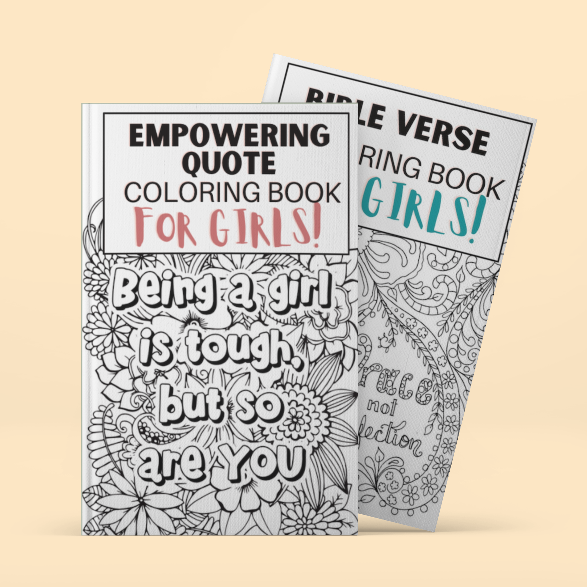 Download Empowering Quote or Bible Verse Coloring Book For Girls! FREE